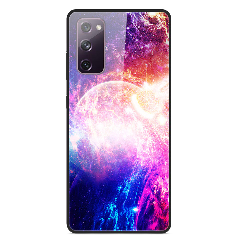 

Печать Шаблона Для Samsung Galaxy S20 fe 4G/5G/2022/S20 Lite Glass + PC + TPU Гибридный Корпус - Столкновение, Galaxy S20 FE
