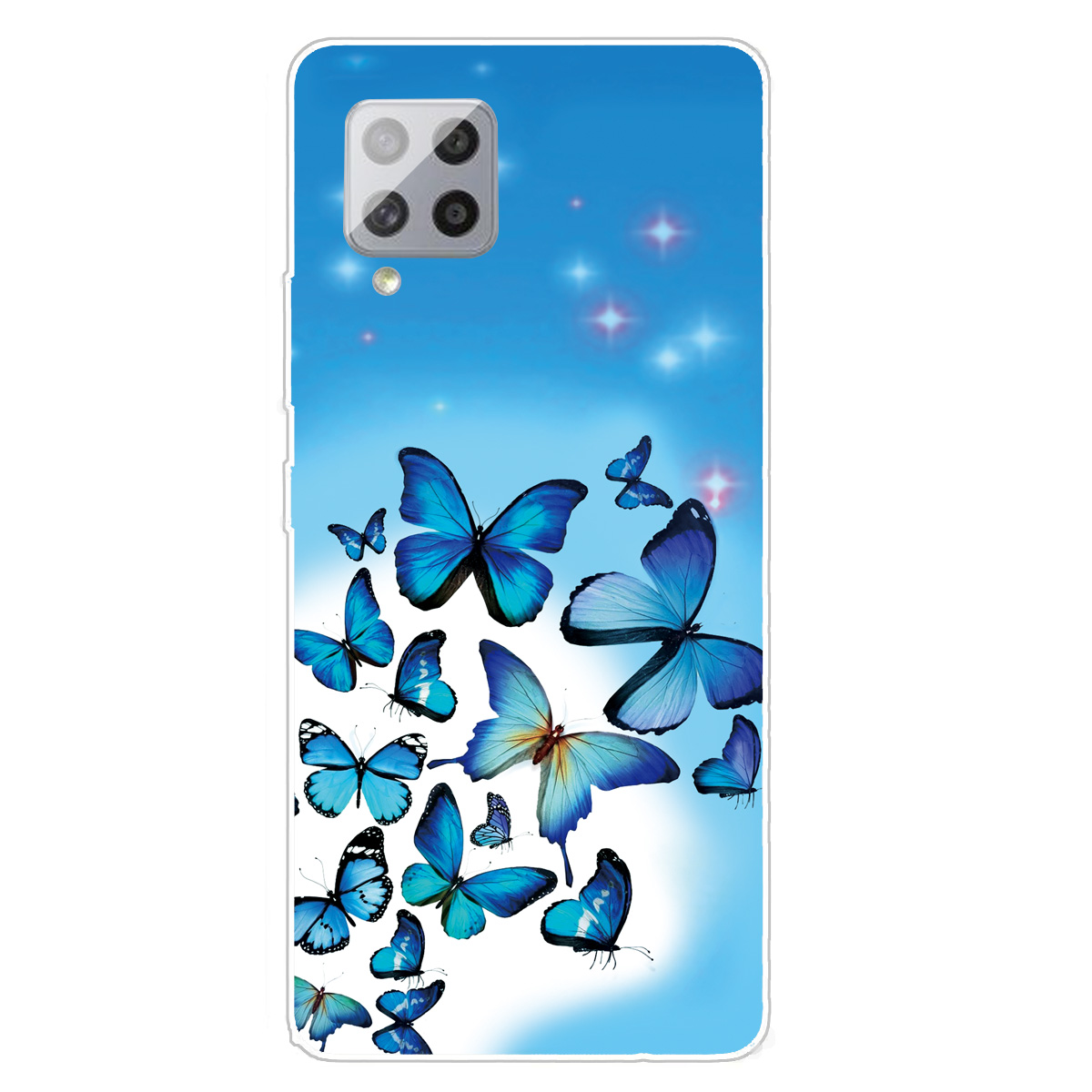 

High Transmittance Patterned Cover for Samsung Galaxy A42 5G Protector TPU Case - Beautiful Butterfly, Galaxy A42 5G