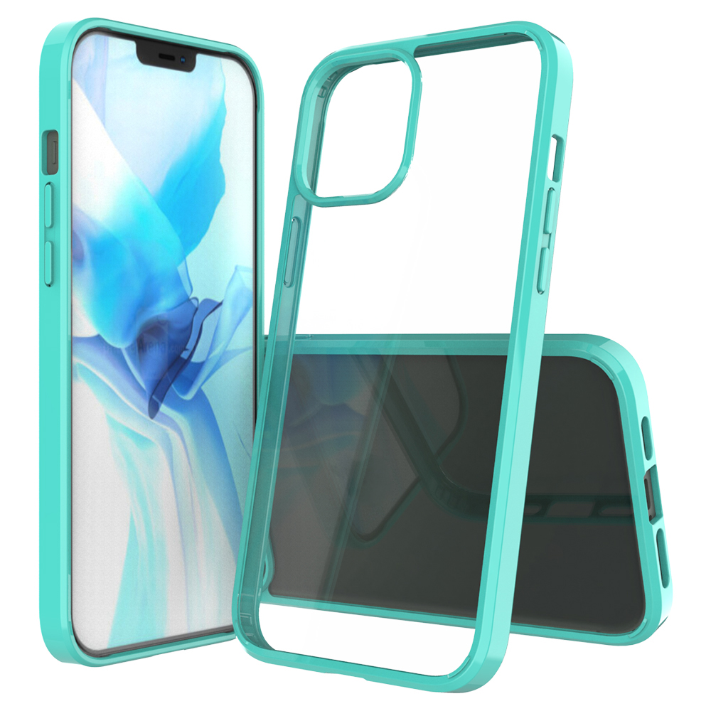 

Transparent Anti-scratch Acrylic Phone Shell for iPhone 12 Pro Max - Green, iPhone 12 Pro Max
