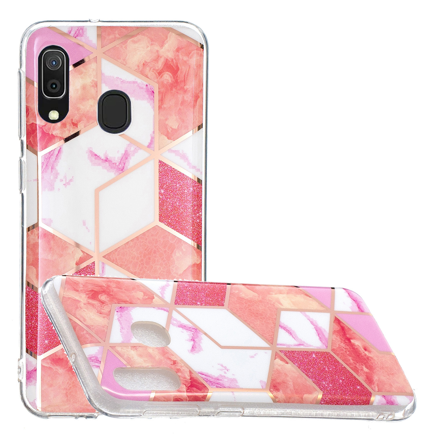 

Electroplating IMD TPU Phone Case for Samsung Galaxy A20e - Style B, Galaxy A20e