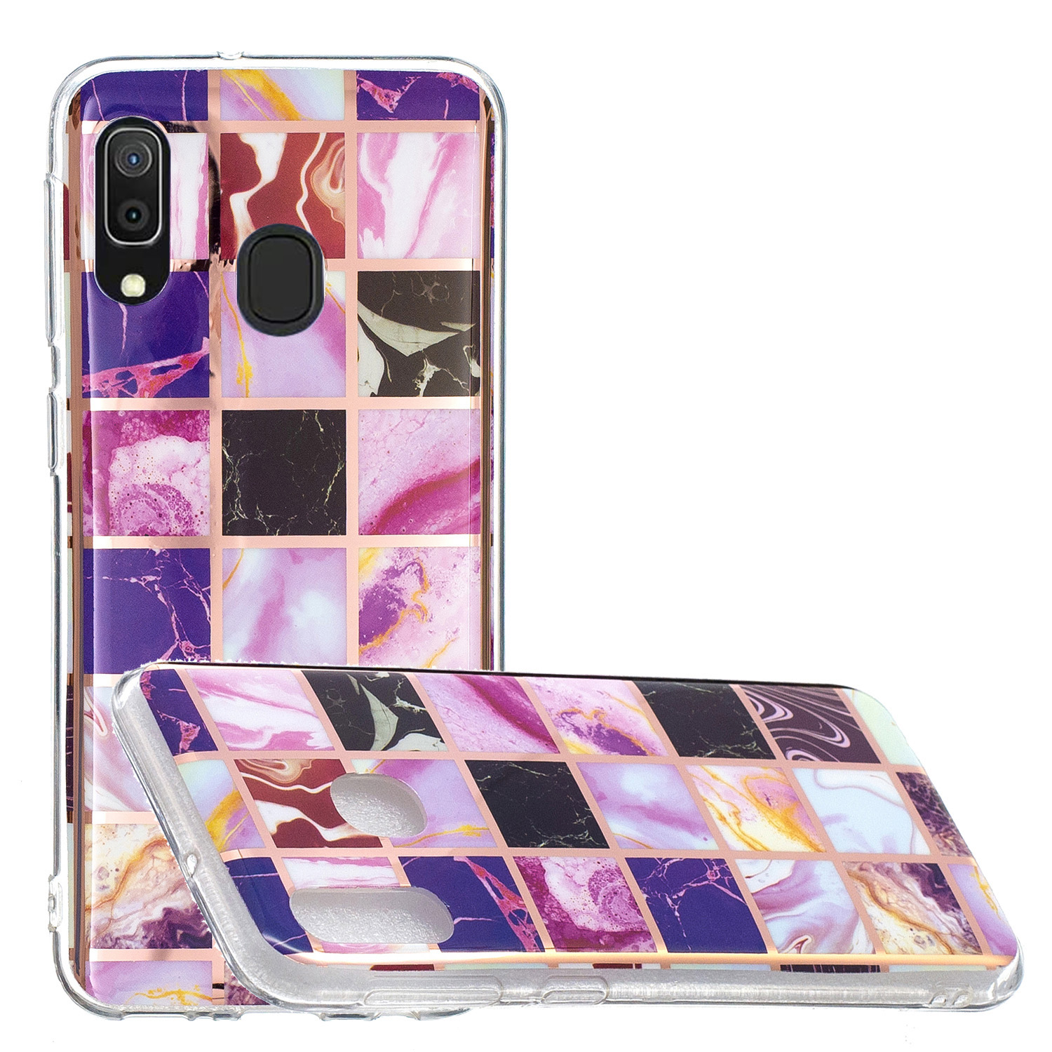

Electroplating IMD TPU Phone Case for Samsung Galaxy A20e - Style J, Galaxy A20e