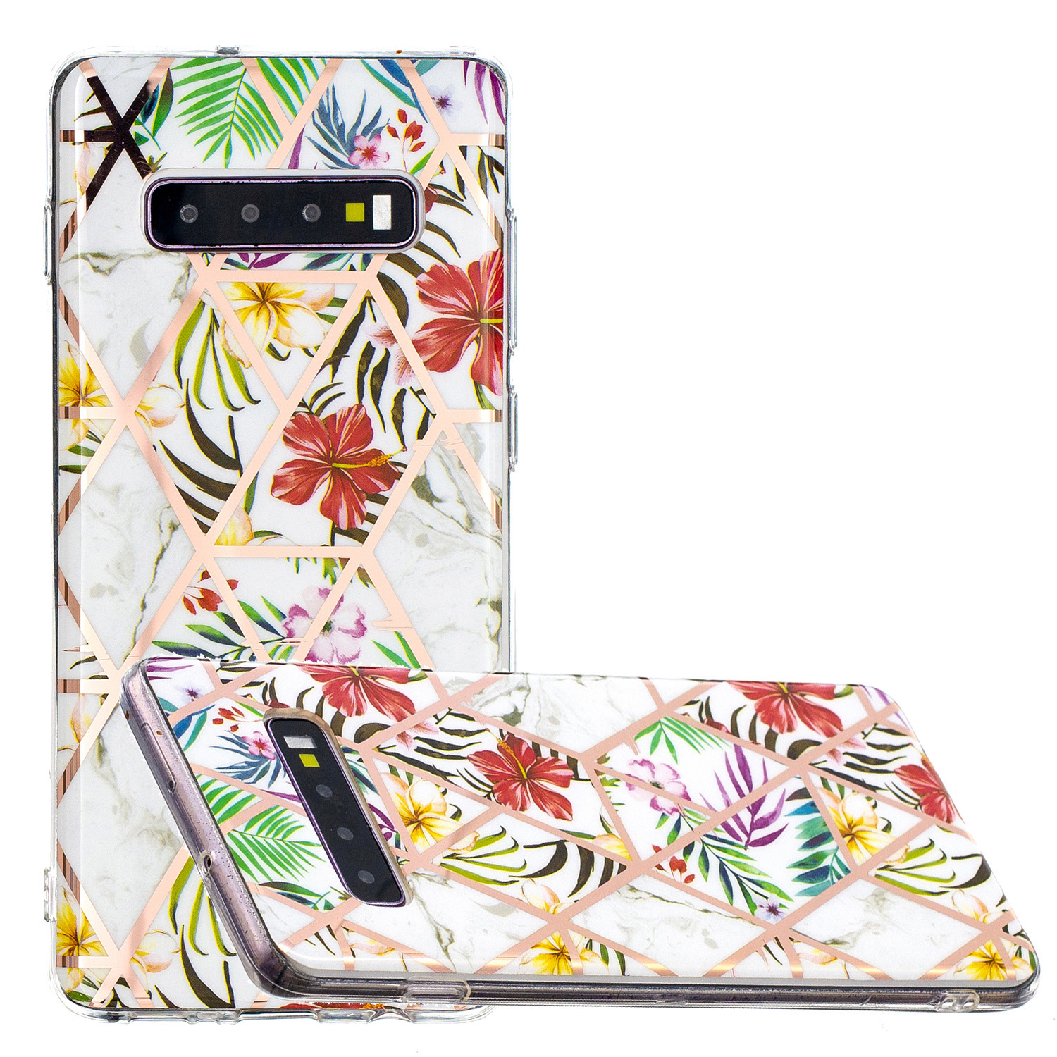 

Electroplating IMD TPU Cover Case for Samsung Galaxy S10 - Style F, Galaxy S10
