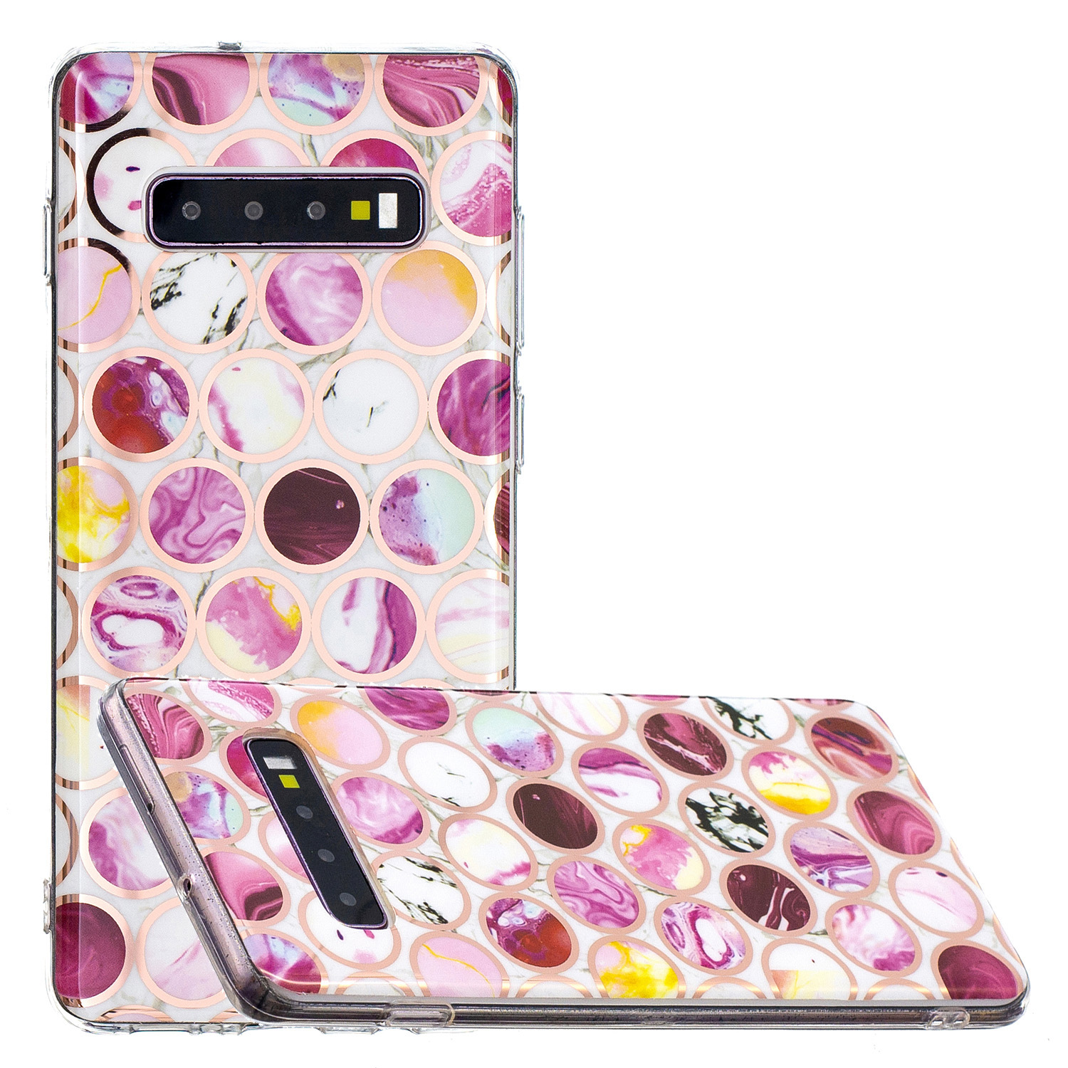

Членое Покрытие EMD TPU Чехол Для Samsung Galaxy S10 - Стиль H., Galaxy S10