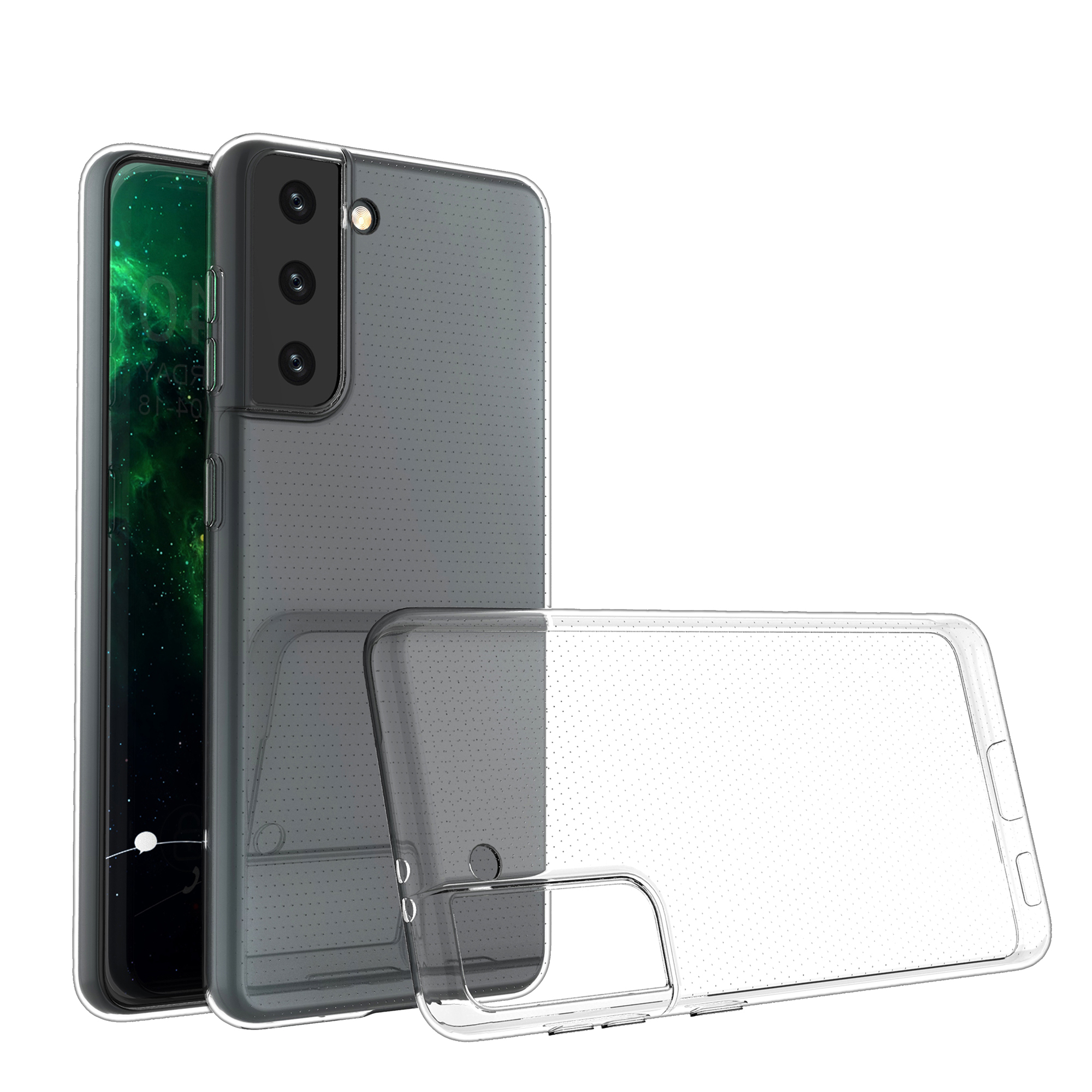 

Clear Ultra-thin Soft TPU Back Case for Samsung Galaxy S21