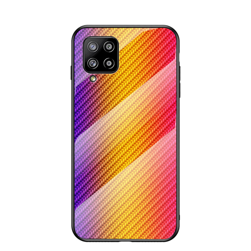 

Корпус с Углеродным Волокном с Закаленным Стеклянным Покрытием Для Samsung Galaxy A42 5G - Золотое Волокно, Galaxy A42 5G