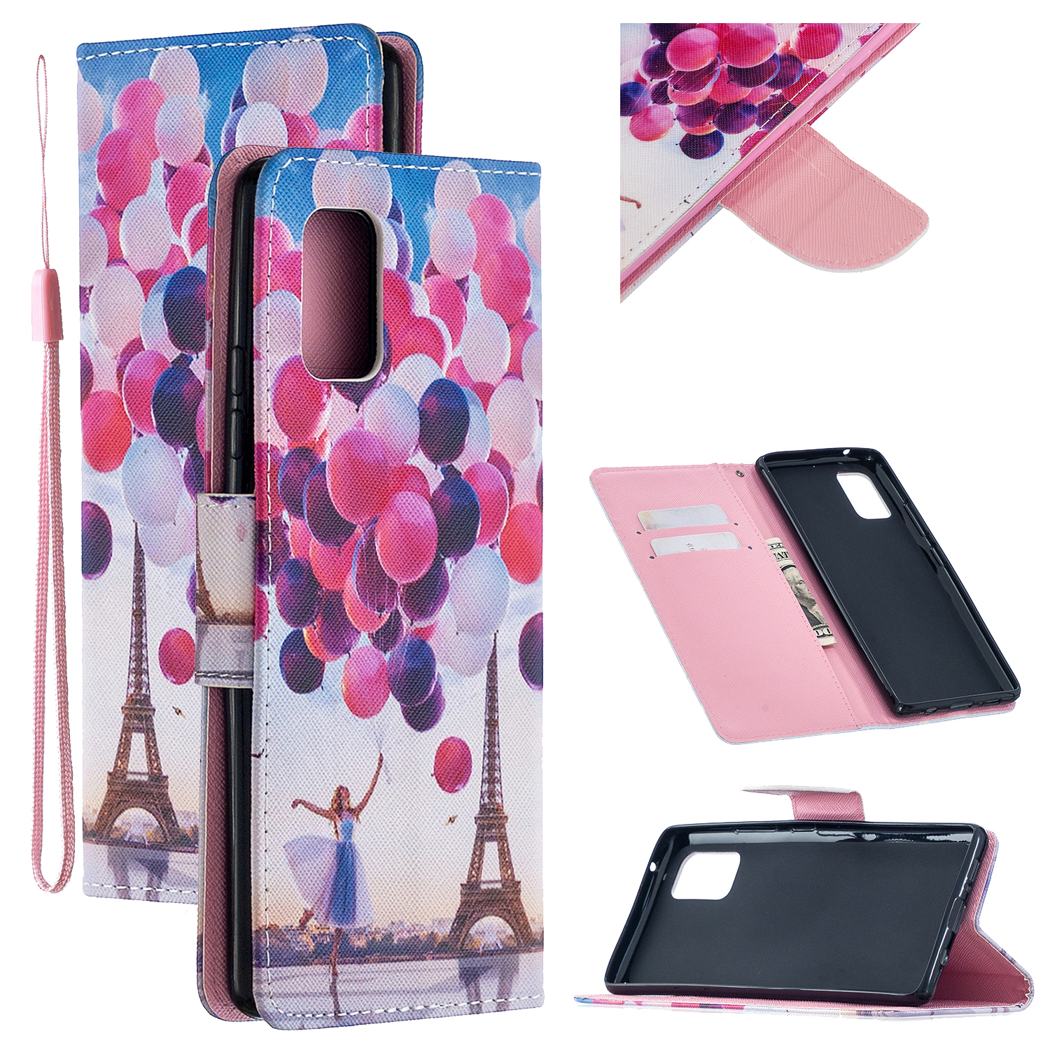 

Pattern Printing Leather Cover Case for Samsung Galaxy A42 5G - Balloon, Galaxy A42 5G