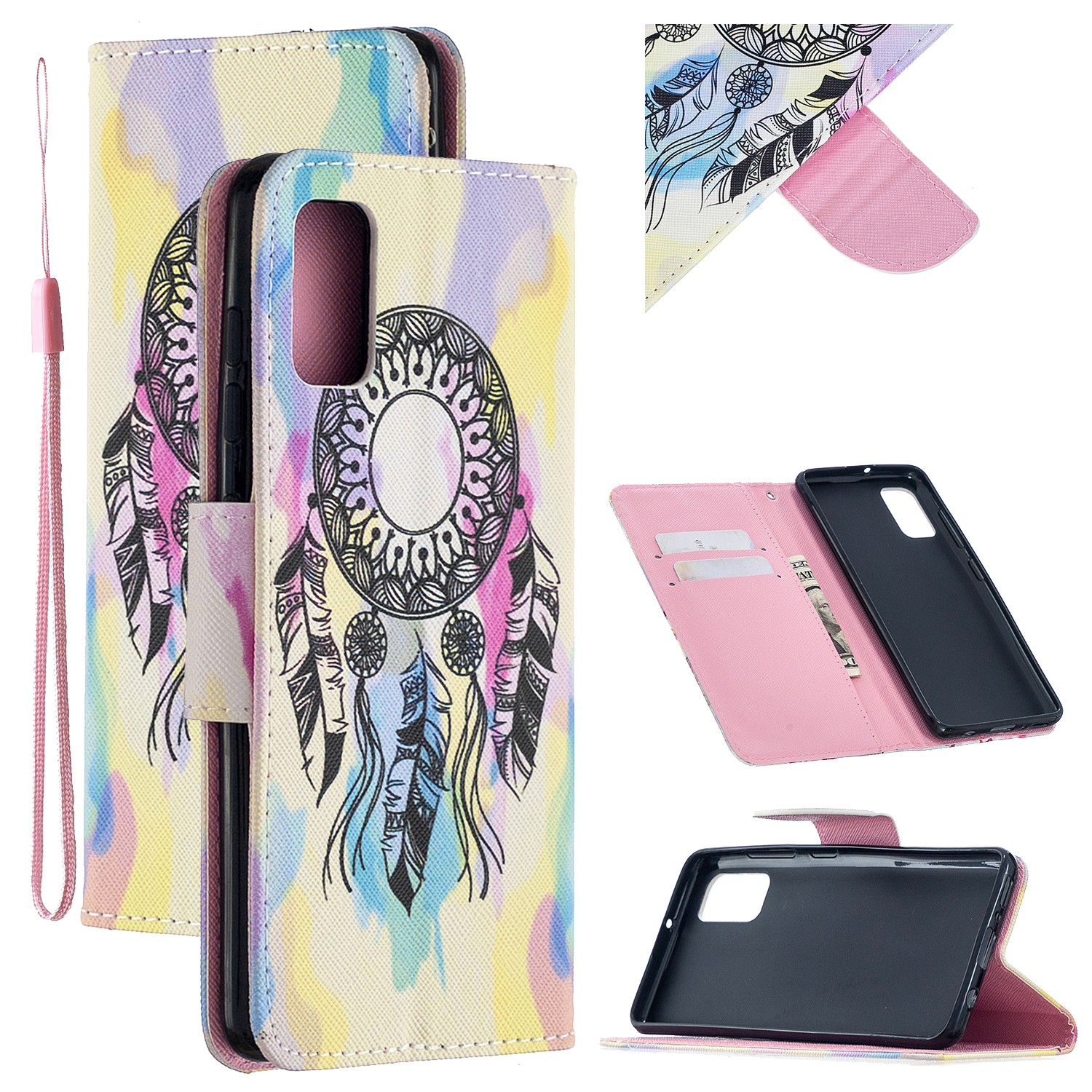 

Pattern Printing Leather Cover Case for Samsung Galaxy A42 5G - Dream Catcher, Galaxy A42 5G