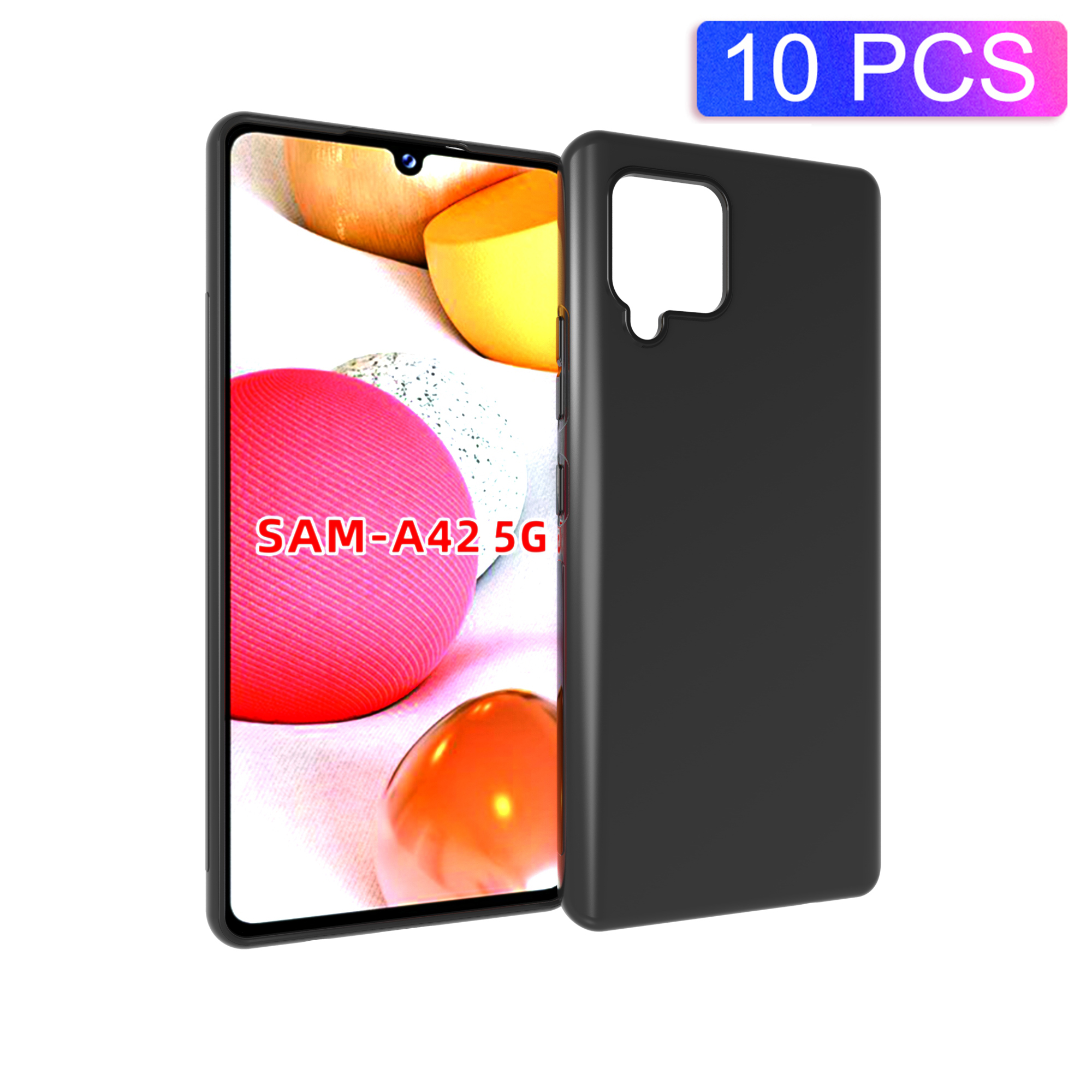 

10шт/паксовый Телефонный Крышка Для Samsung Galaxy A42 5G Matte Surfice Anti-fingerprint TPU Корпус, Galaxy A42 5G