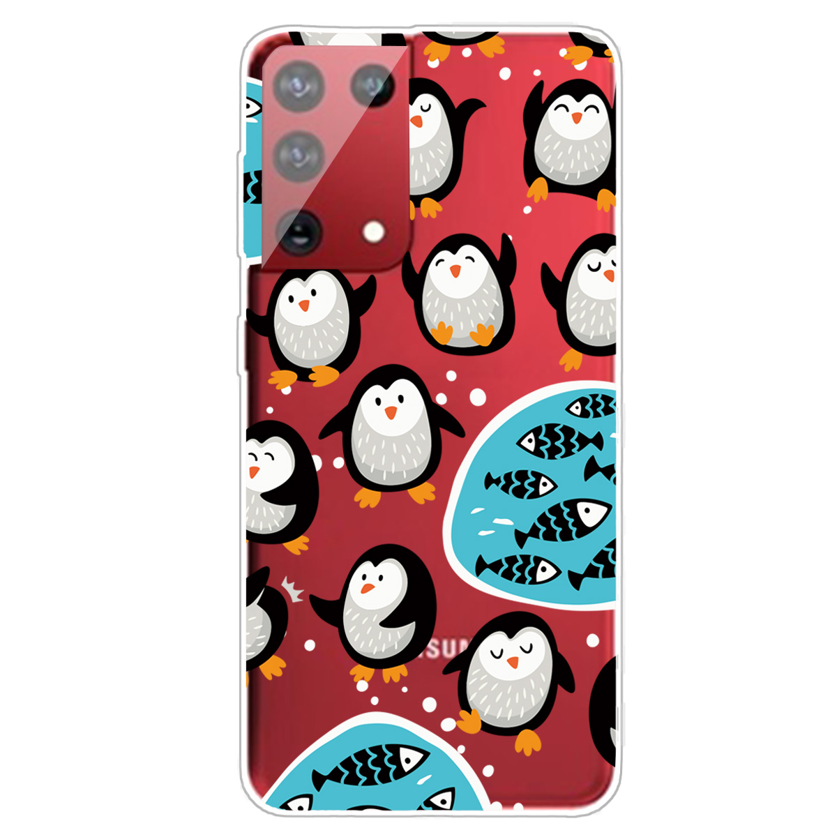 

Pattern The Print IMD Изготовление TPU Cover Cover Для Samsung Galaxy S21 Ultra 5G - Пингвин, Galaxy S21 Ultra 5G
