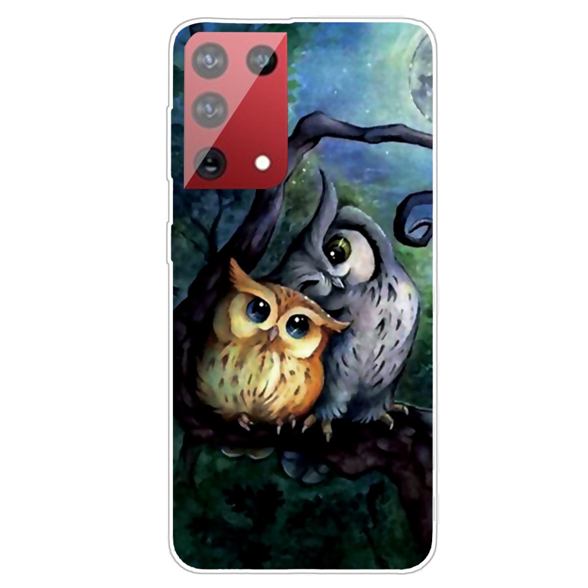 

Высокий Прозрачный Рисунок Печати TPU Case Для Samsung Galaxy S21 Ultra 5G - Сова, Galaxy S21 Ultra 5G