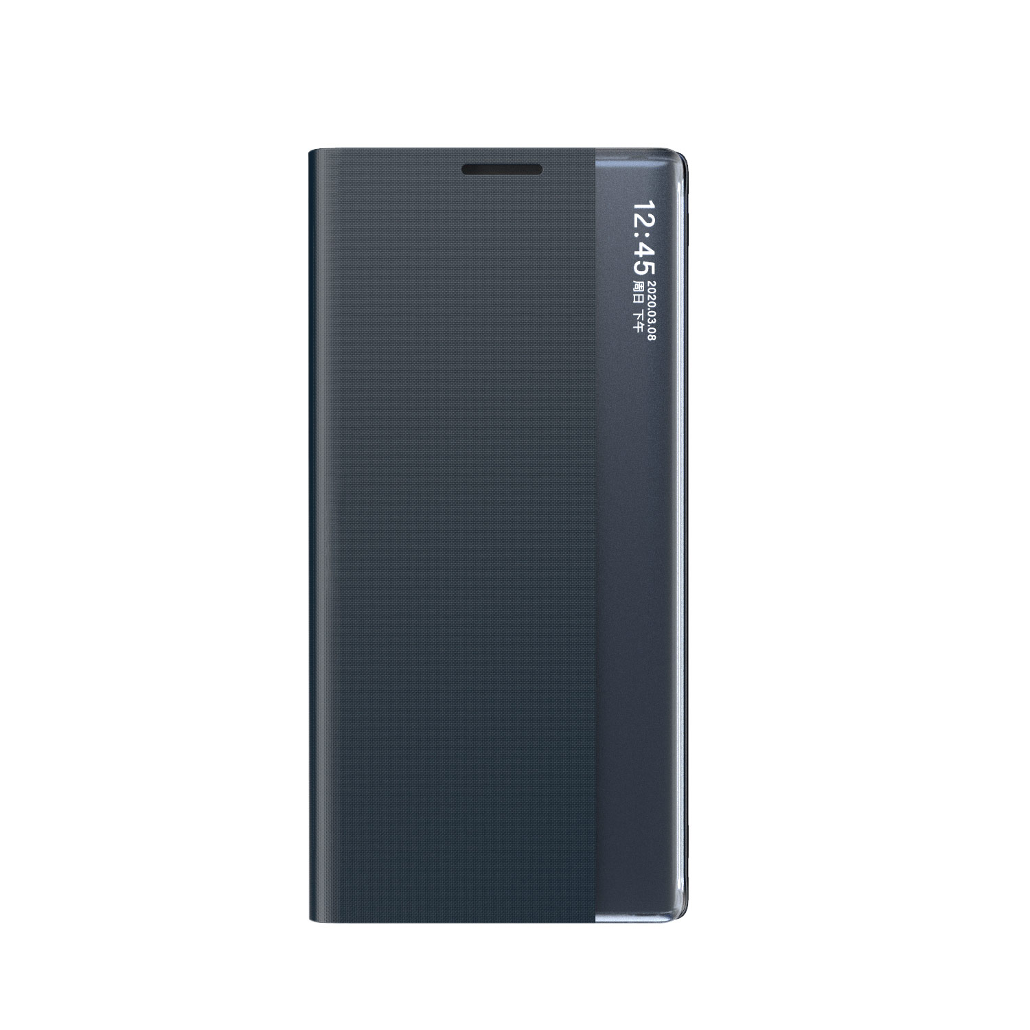 

Функция Стенда Окна Со Стороны Окна Folio Flip Flip Case Для Samsung Galaxy Note 10 - Темно-синий, Galaxy Note 10