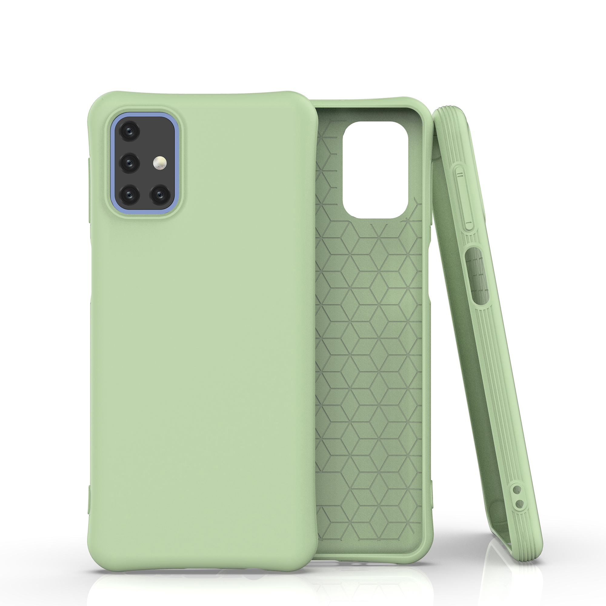 

Solid Color Matte Soft TPU Protective Case for Samsung Galaxy M31s - Green, Galaxy M31s