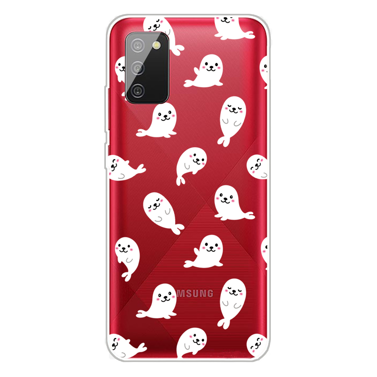 

IMD Pattern Printing Soft TPU Cell Phone Cover Shell for Samsung Galaxy A02s (166.5x75.9x9.2mm) - Seal, Galaxy A02s (166.5x75.9x9.2mm)