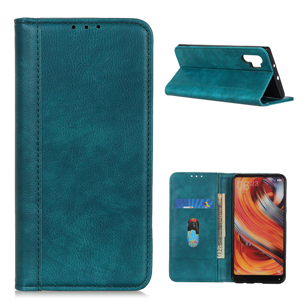 

Litchi Texture Split Leather Magnetic Suction Cover Shell for Samsung Galaxy A32 5G - Green, Galaxy A32 5G
