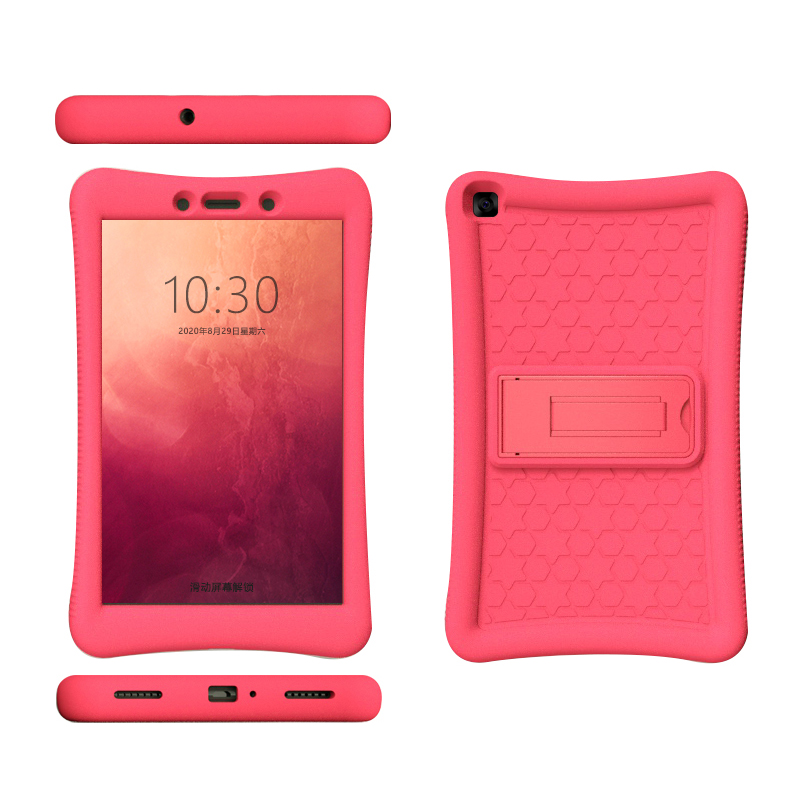 

Shockper-надежный Силиконовый Защитник Для Samsung Galaxy Tab A 8.0 Wi-Fi (2019) T290 Tablet Tablet Case - Роза, Galaxy Tab A 8.0 (2019)