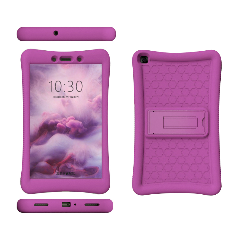 

Shockper-надежный Силиконовый Защитник Для Samsung Galaxy Tab A 8.0 Wi-Fi (2019) T290 Tablet Tablet Case - Пурпурный, Galaxy Tab A 8.0 (2019)