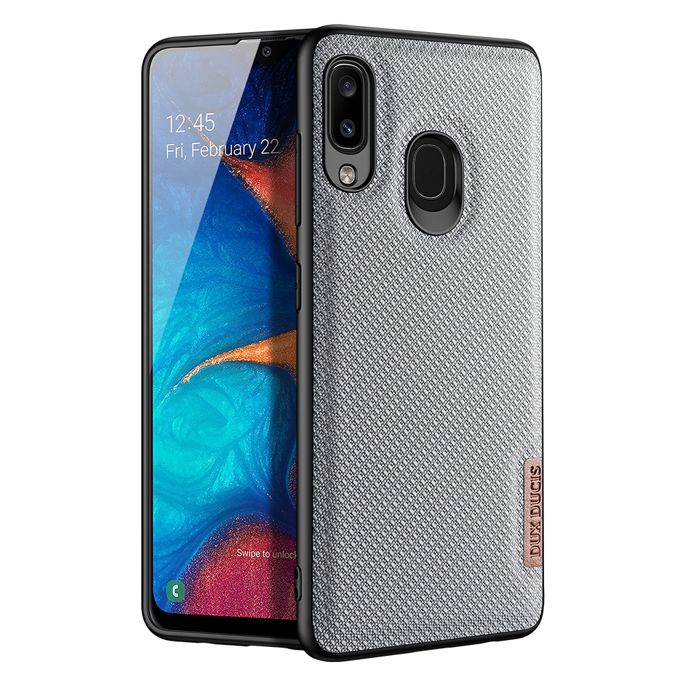 

DUX DUCIS FINO Series Fabric Reflective Woven Texture Phone Case for Samsung Galaxy A20e - Blue, Galaxy A20e