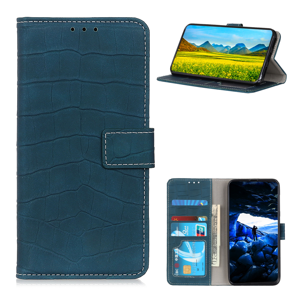

Crocodile Texture Wallet Stand Leather Protector Case for Samsung Galaxy A02s (166.5x75.9x9.2mm) - Green, Galaxy A02s (166.5x75.9x9.2mm)