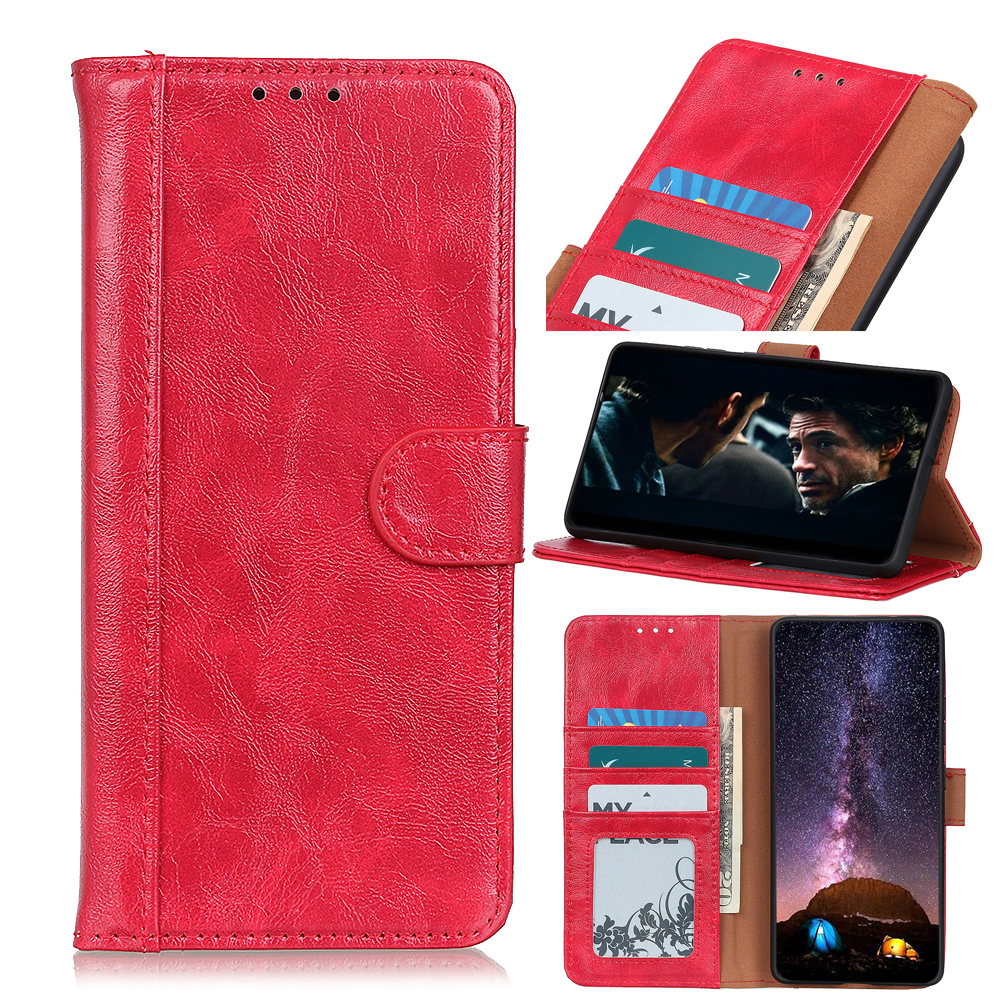 

Для Samsung Galaxy A32 5G Crazy Chood Texte Texture Checke Texture Case Shell - Красный, Galaxy A32 5G