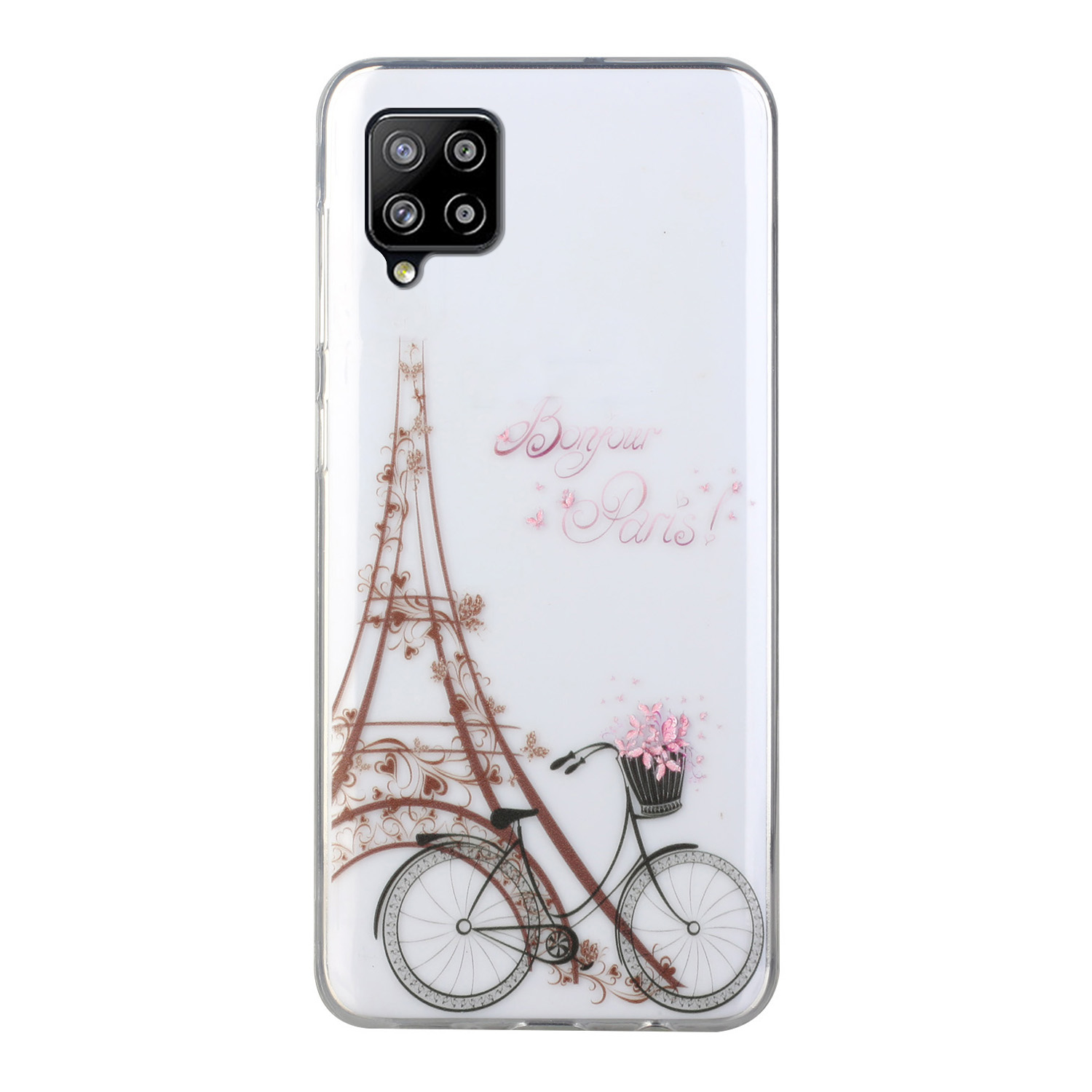 

Печать Шаблона TPU Chace Case High Transhitce Phone Shell Для Samsung Galaxy A12 - Велосипед, Galaxy A12