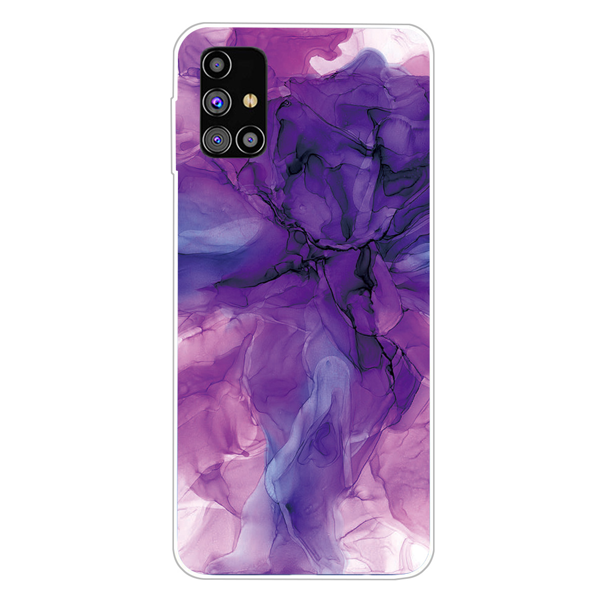 

Marble Pattern Printing Design TPU Case for Samsung Galaxy M51 (Global Version) - Style F, Galaxy M51
