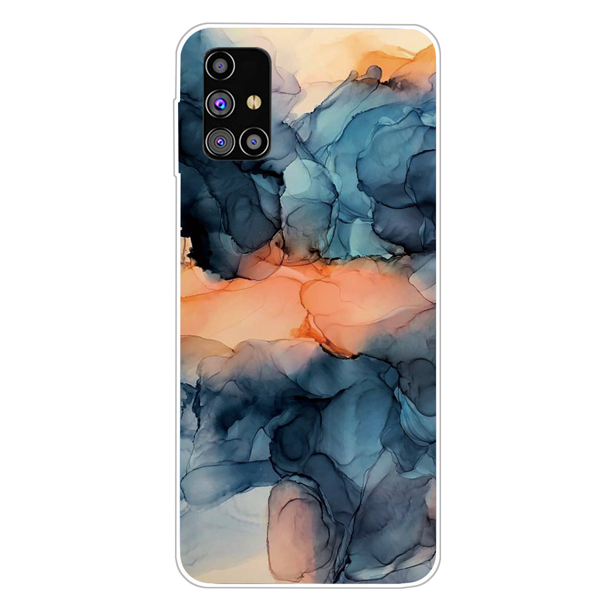 

Мраморный Рисунок Печати Дизайн TPU Корпус Для Samsung Galaxy M51 (глобальная Версия) - Стиль G., Galaxy M51
