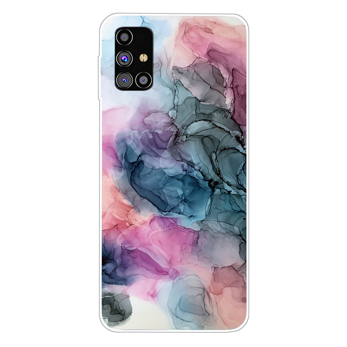

Мраморный Рисунок Печати Дизайн TPU Корпус Для Samsung Galaxy M51 (глобальная Версия) - Стиль H., Galaxy M51