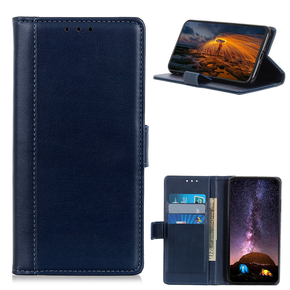 

Wallet Stand Leather Phone Case for Samsung Galaxy A72 5G Protective Shell - Blue, Galaxy A72 5G