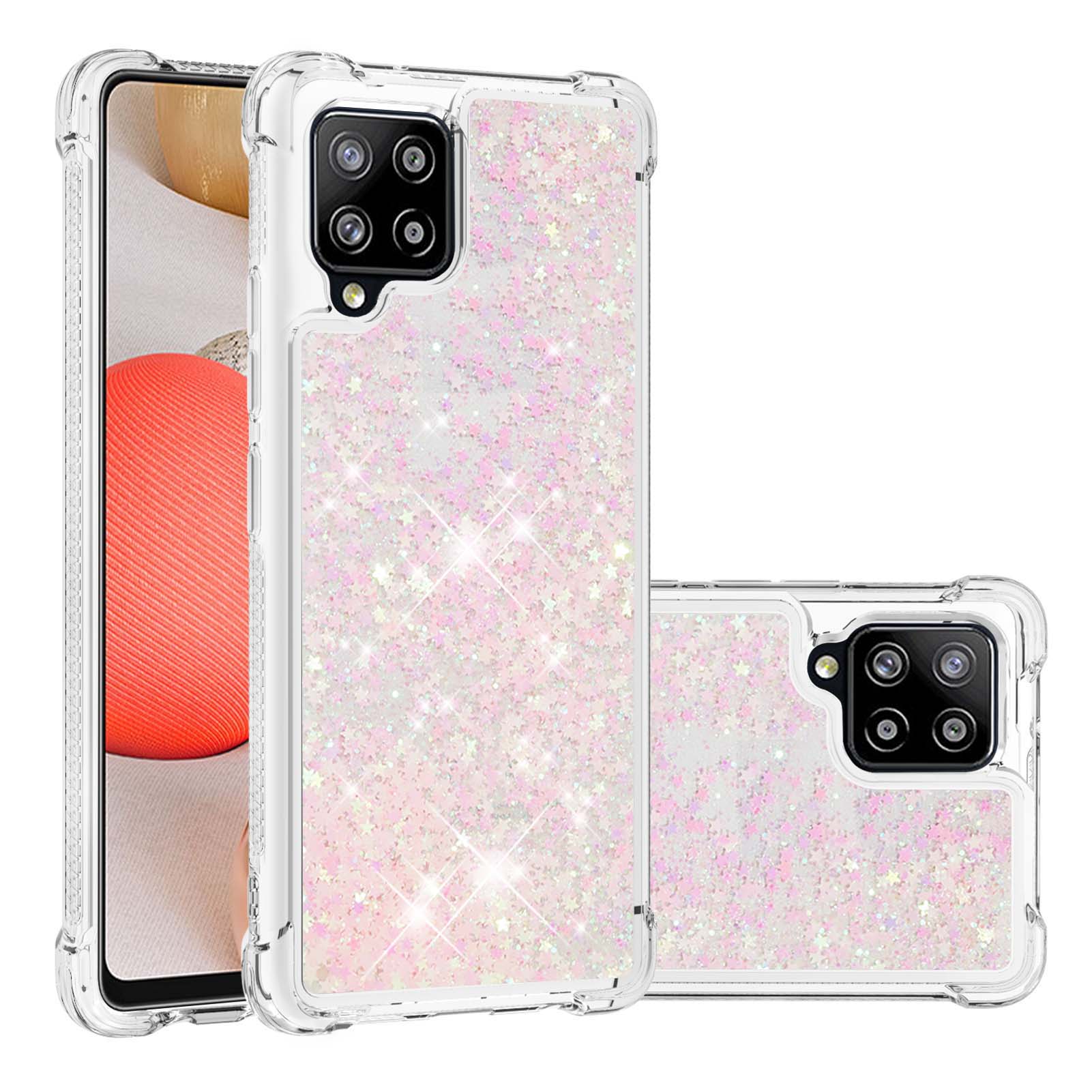 

TPU Dynamic Quicksand Cover Shell for Samsung Galaxy A42 5G - Pink, Galaxy A42 5G