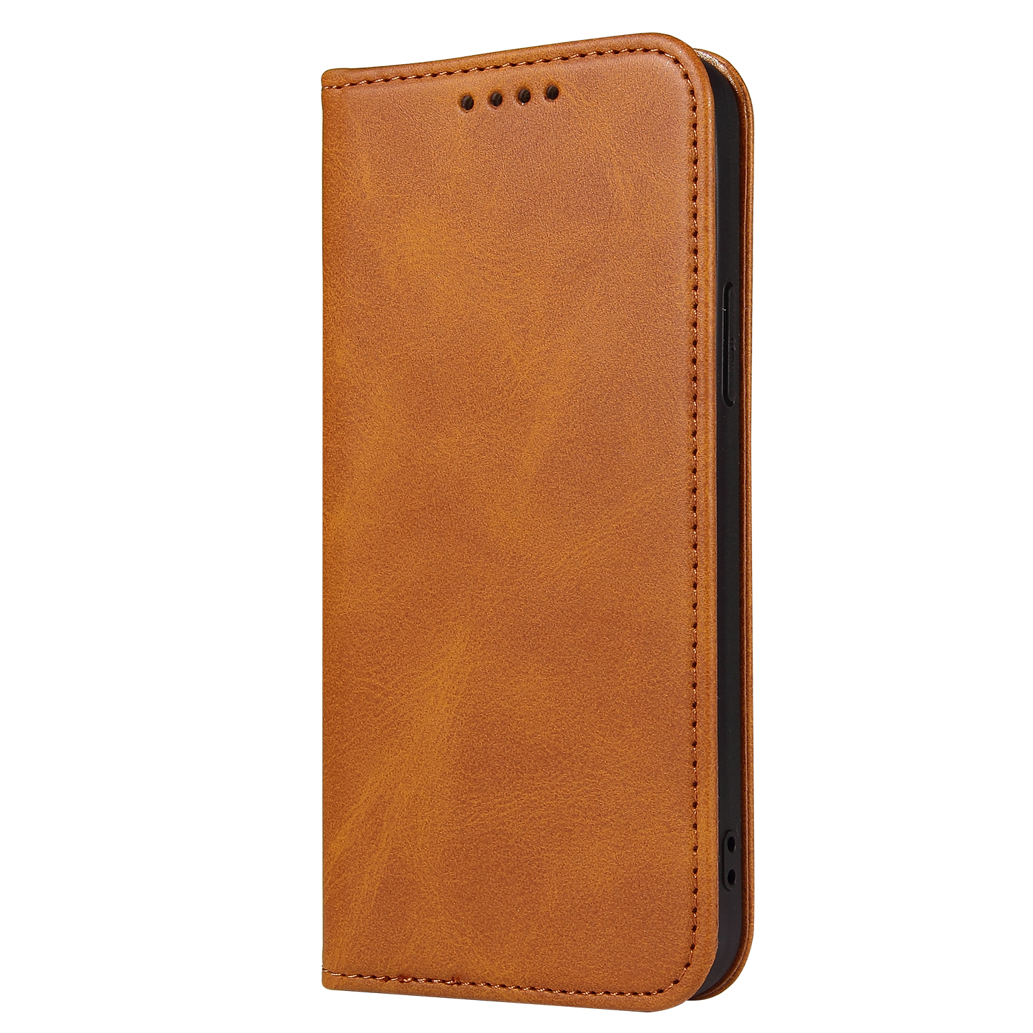 

Business Style Leather Phone Cover Shell for Samsung Galaxy S21 5G - Light Brown, Galaxy S21 5G
