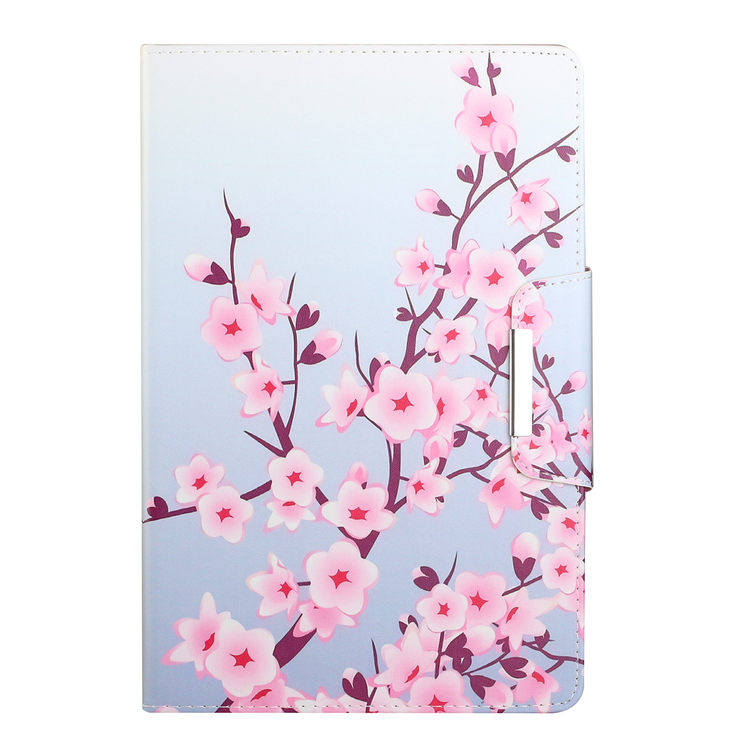 

Leather Wallet Stand Case Pattern Printing Protective Shell for Samsung Galaxy Tab S6 Lite P610 - Pink Sakura, Galaxy Tab S6 Lite