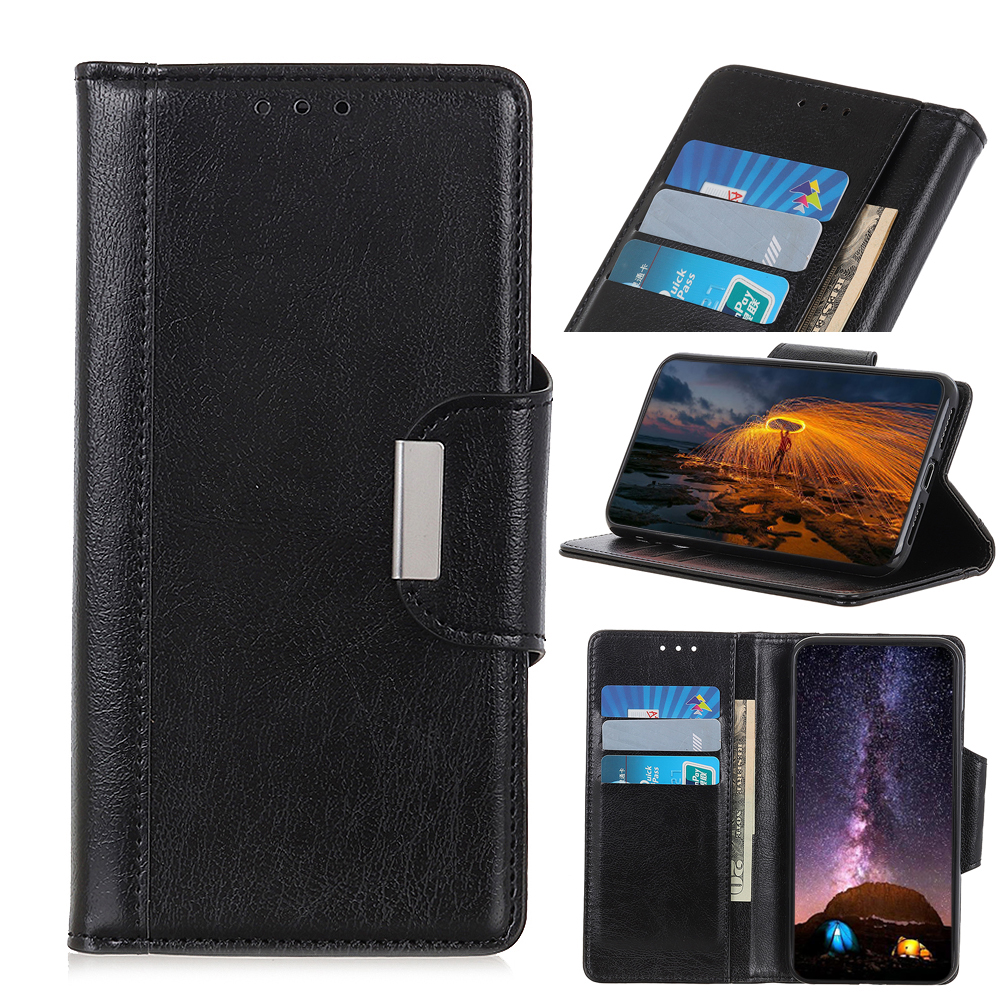

Wallet Stand PU Leather Phone Case for Samsung Galaxy A52 4G/5G / A52s 5G - Black, Galaxy A52 5G