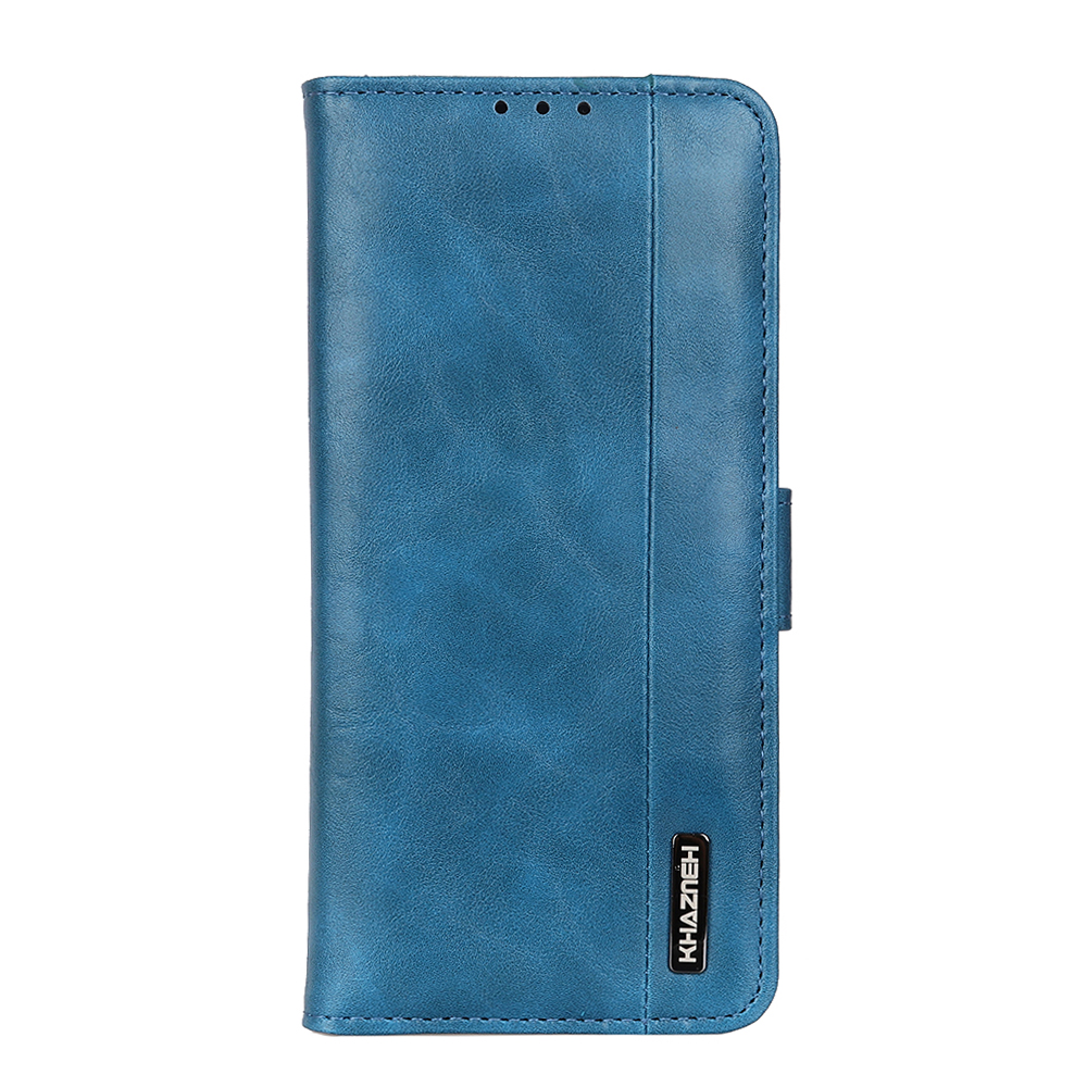 

Protective Case Textured Stand Wallet Leather Phone Shell for Samsung Galaxy A32 5G - Blue, Galaxy A32 5G