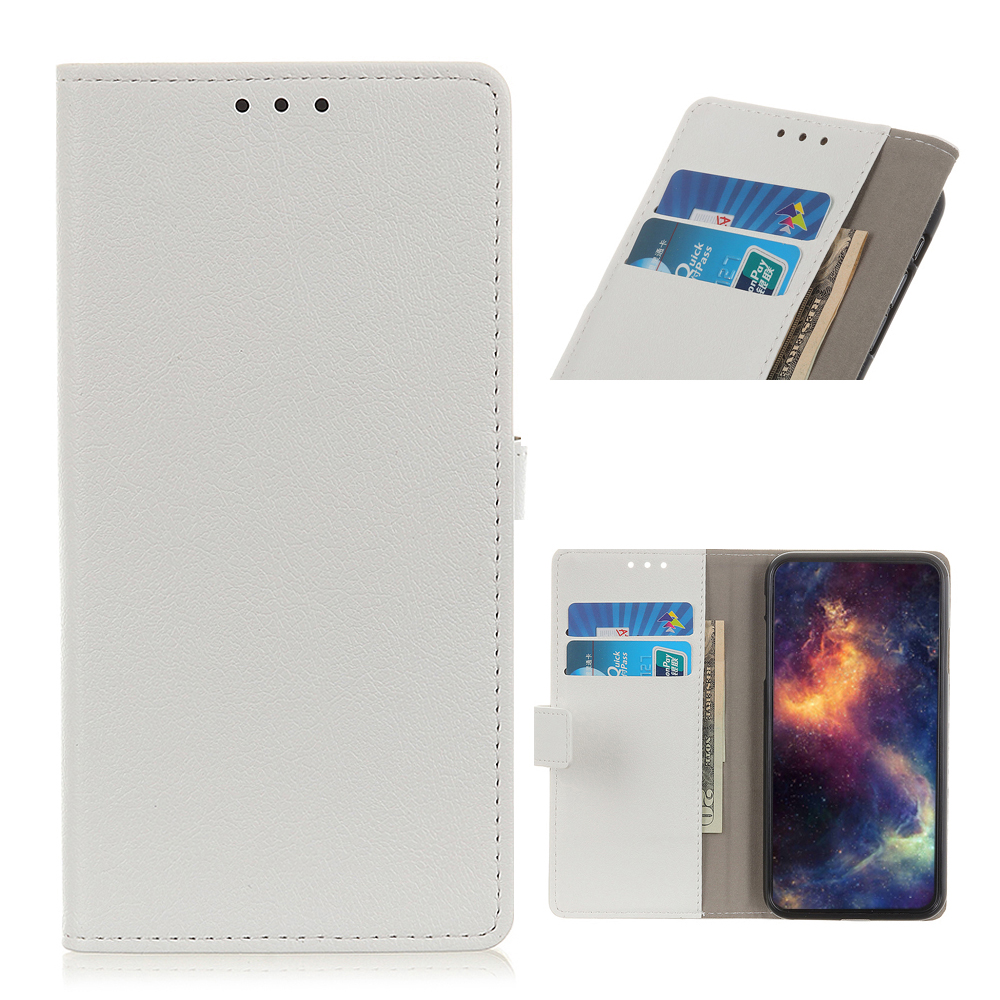 

Магнит Flip Litchi Текстура Кожаный Кошелек Телефона Крышки Оболочки Для Samsung Galaxy A52 5G / A52 4G - Белый, Galaxy A52 5G