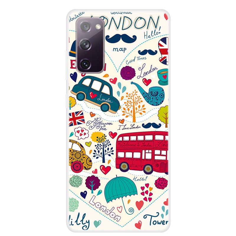 

Pattern Printer TPU Cover Cover Для Samsung Galaxy S20 FE / S20 Fan Edition / S20 Fe 5G / S20 Fan Edition 5G - Машина, Galaxy S20 FE 5G