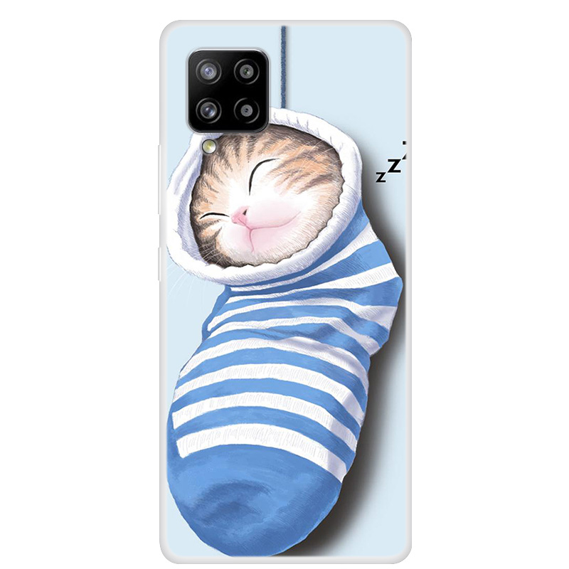 

Pattern Printing TPU Телефон Чехол Для Samsung Galaxy A42 5G - Кот, Galaxy A42 5G