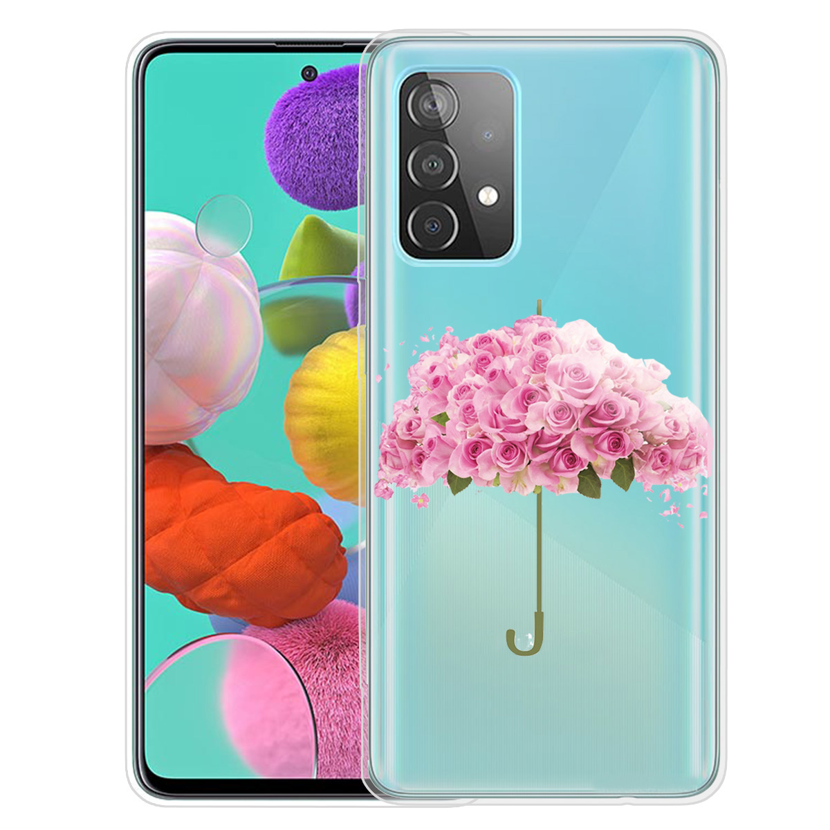 

Pattern Printing Flexible TPU Phone Case for Samsung Galaxy A32 5G - Umbrella, Galaxy A32 5G