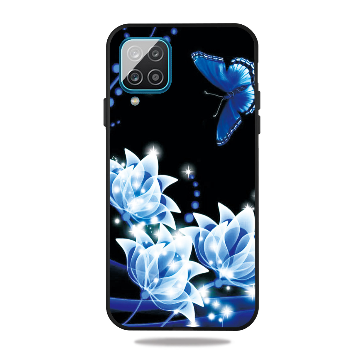 

Back Matte Pattern Printing Soft TPU Shell for Samsung Galaxy A12 - Luminous Flower, Galaxy A12