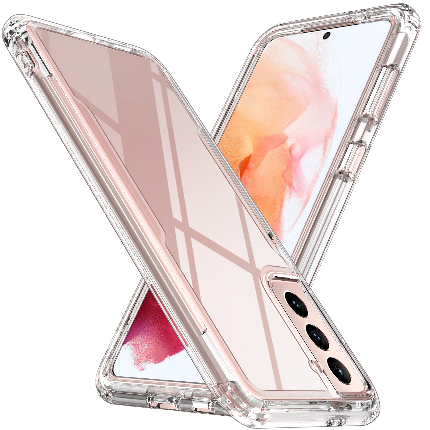 

Crystal Clear Shield Гибкий TPU Case Для Samsung Galaxy S21 5G, Galaxy S21 5G