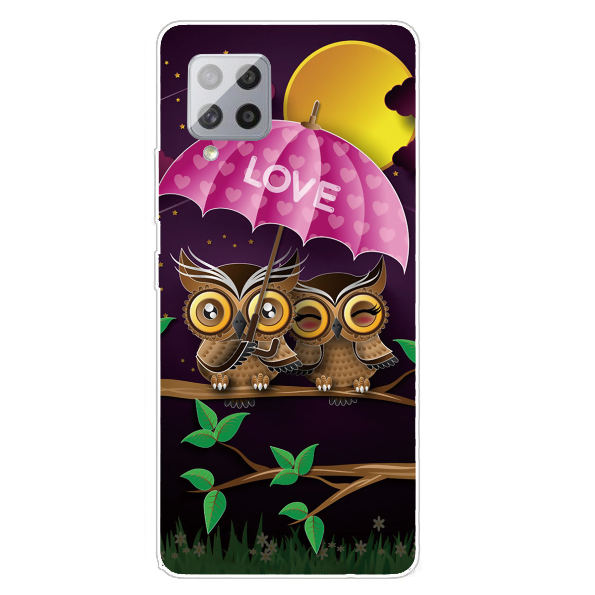

Pattern Printing Flexible High Quality TPU Phone Case for Samsung Galaxy A42 5G - Owl, Galaxy A42 5G