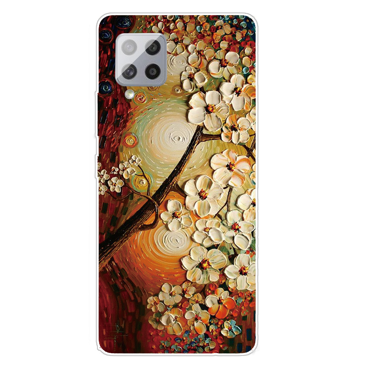 

Pattern Printing Flexible High Quality TPU Phone Case for Samsung Galaxy A42 5G - Flower, Galaxy A42 5G
