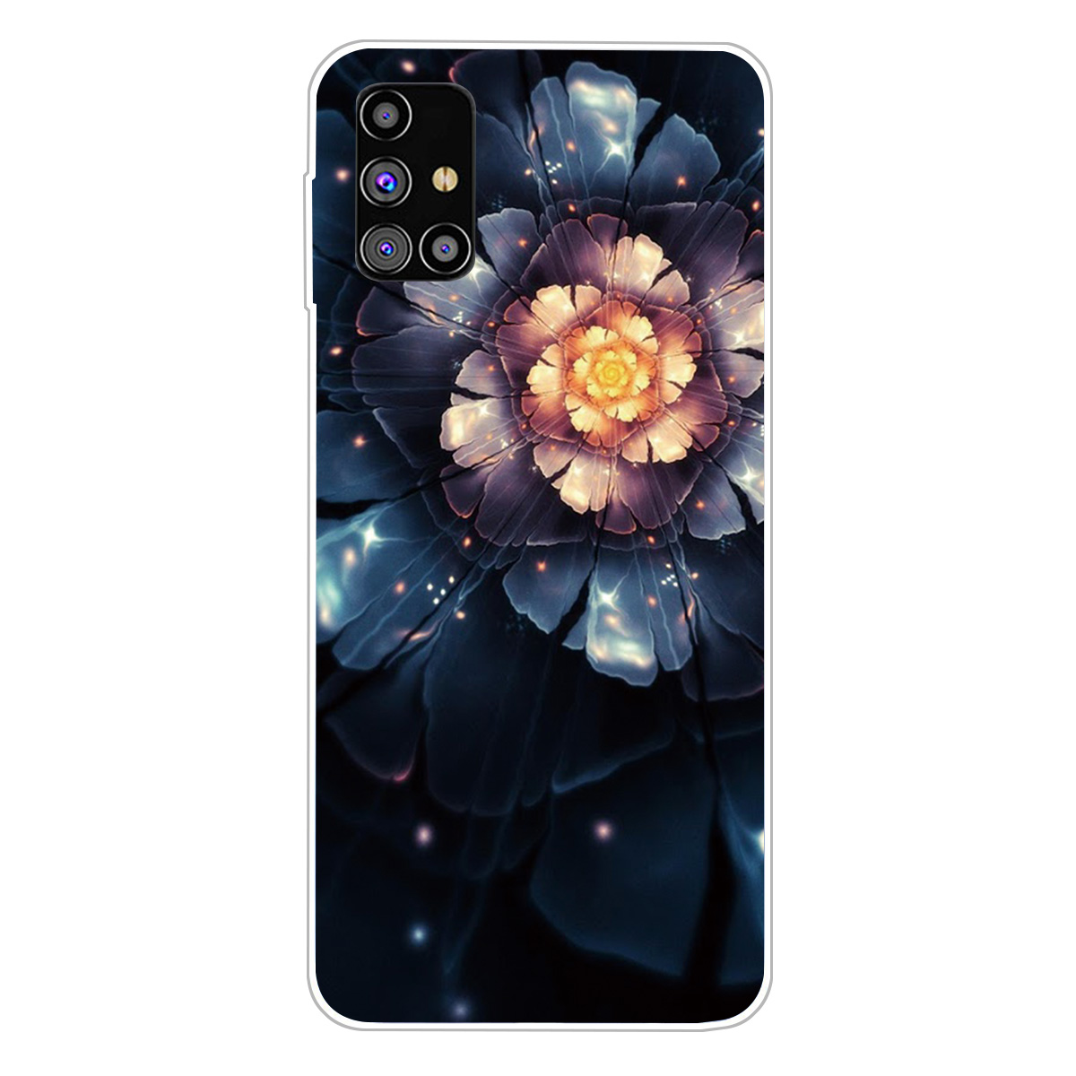 

Pattern Printing Flexible TPU Phone Case for Samsung Galaxy M31s - Vivid Flower, Galaxy M31s