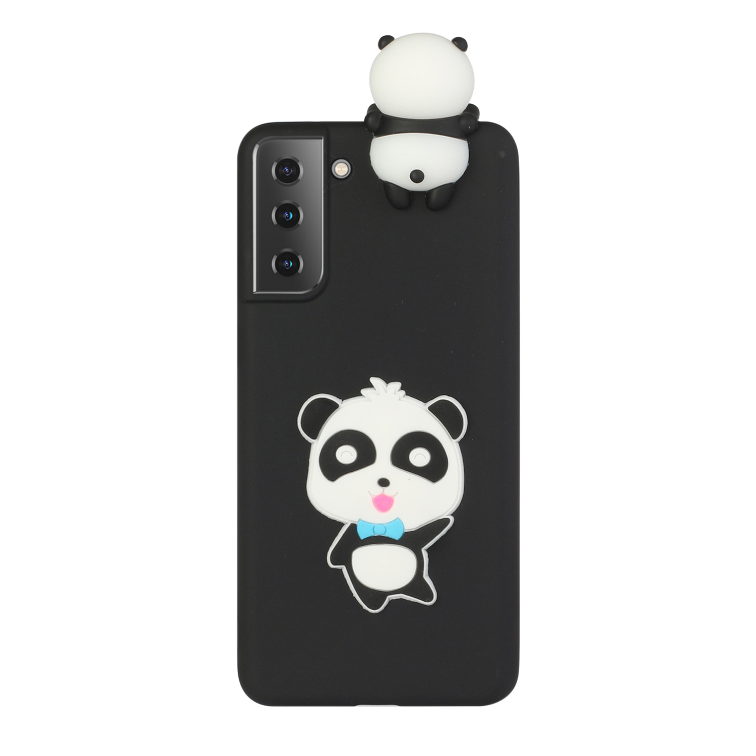 

3D Animal Pattern TPU Gel Cover for Samsung Galaxy S21 5G Protective Case - Smile Panda, Galaxy S21 5G