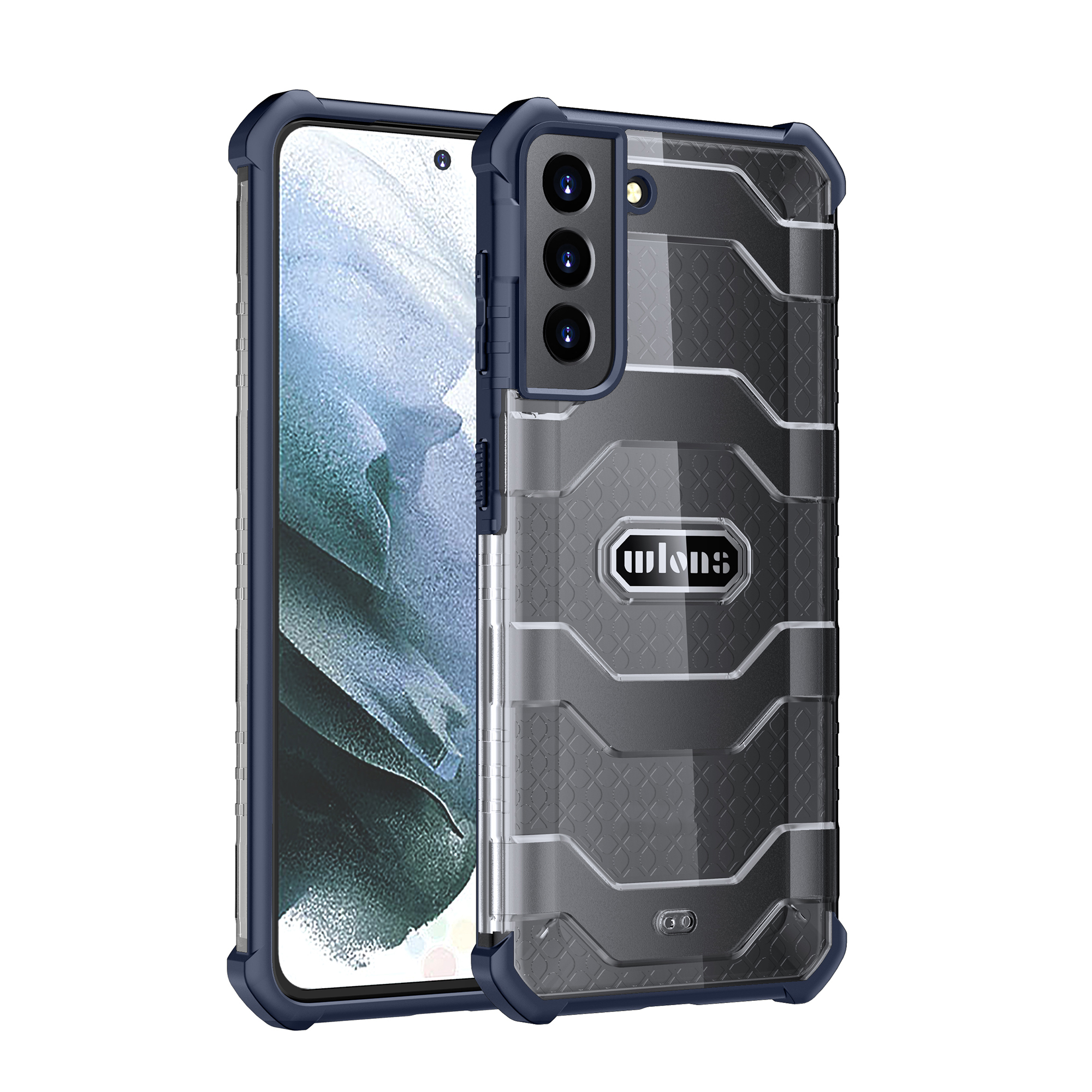 

Explorer Series Non-slip PC + TPU Protective Cover for Samsung Galaxy S21 Plus 5G - Navy Blue, Galaxy S21+ 5G