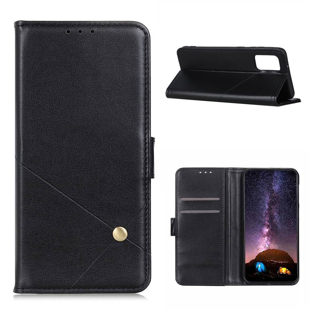 

Wallet Leather Stand Case for Samsung Galaxy A02s (164.2x75.9x9.1mm) Protective Cover - Black, Galaxy A02s (164.2x75.9x9.1mm)
