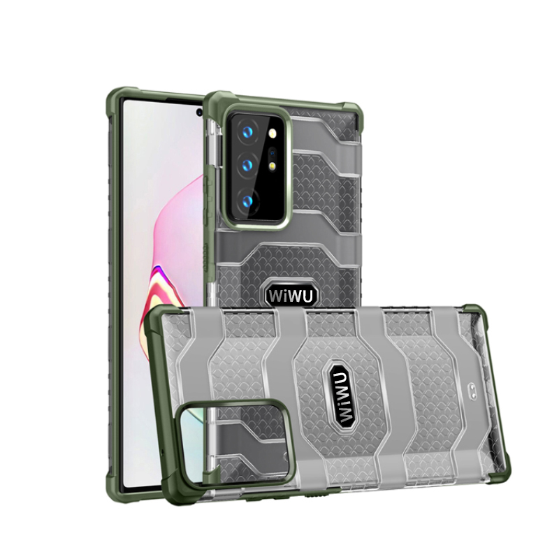 

WIWU Anti-Drop Нескользящая Гибридный Телефон Защитный Чехол Для Samsung Galaxy Note20 Ultra / Note20 Ultra 5G - Светло-зеленый, Galaxy Note20 Ultra
