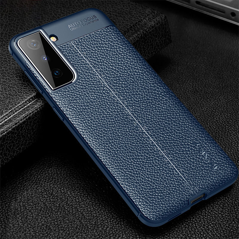 

IPAKY Textured TPU Case Cover for Samsung Galaxy S21+ 5G - Blue, Galaxy S21+ 5G