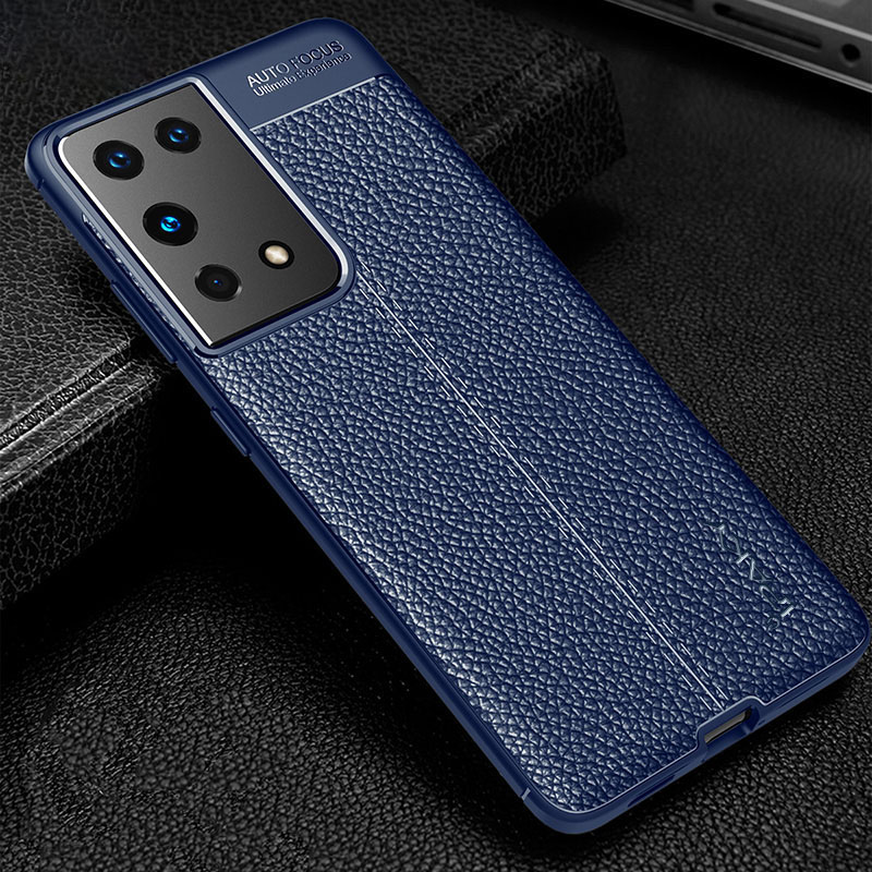 

Ipaky Textred TPU Cover Для Samsung Galaxy S21 Ultra 5G - Синий, Galaxy S21 Ultra 5G