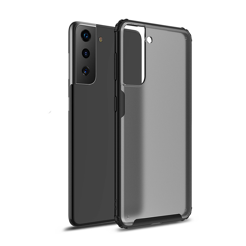 

IPAKY Hard PC + TPU Phone Case for Samsung Galaxy S21+ 5G Cover - Black, Galaxy S21+ 5G
