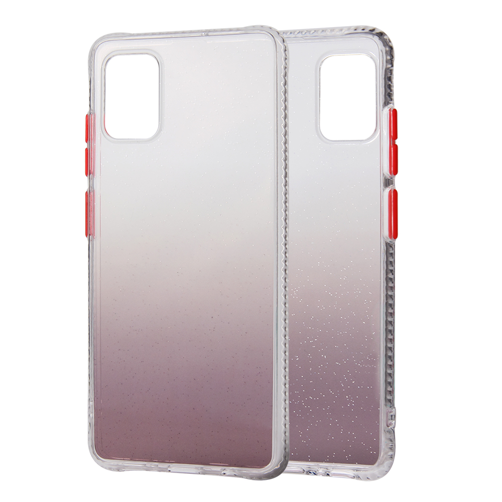 

Gradient Color Soft TPU + PC Phone Cover Shell for Samsung Galaxy A71 4G - Brown, Galaxy A71 4G